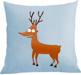 Párna párnahuzat vicces rénszarvas karácsony