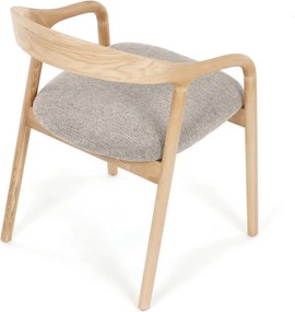 Jídelní židle, přírodní, dřevo, DCH-V3202 CRM2
