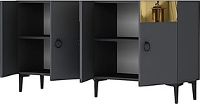 Gama 150 - Anthracite, Gold