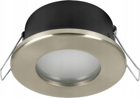 Halogén lámpatest légmentesen záródó GU10 IP44 fürdőszoba szatén