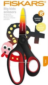 Olló, iskolai, 15 cm, FISKARS, ombré piros (IF1067853)