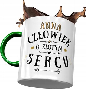 Zöld Bögre Anna Barátnőknek Ajándék Nyomtatott Fotóval