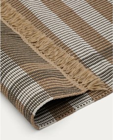 Bézs kétoldalas-kézi szövésű szőnyeg 60x90 cm Barani – Kave Home