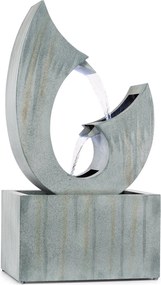 Blumfeldt Trumpet Flow, kerti szökőkút, 8 W, horganyzott fém, LED diódák