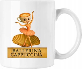 Ballerina Cappuccino bögre brainrot 3 fehér 330ml