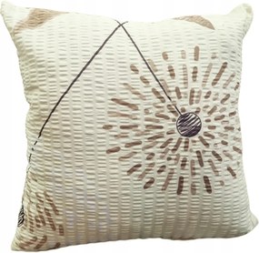 Fakéreg párnahuzat 50x60 festett pitypang krémszínű alapon