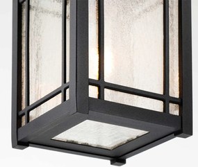 Quoizel Cedar Point QZ-CEDAR-POINT8-M-BK Függeszték 1x60W/E27 IP44