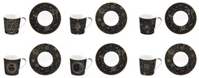 Porcelán eszpresszó kávés csésze szett Coffee Mania Celestial