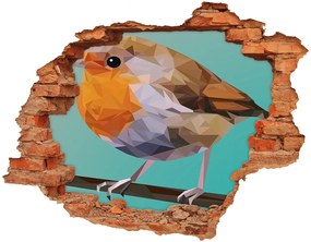 Fali matrica lyuk a falban Robin madár nd-c-81057539