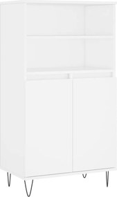 vidaXL fehér szerelt fa magasszekrény 60 x 36 x 110 cm