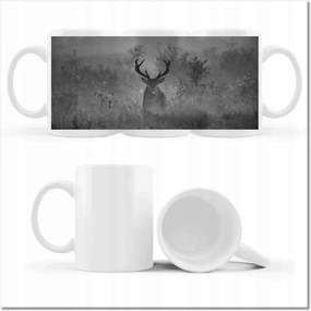 Szarvas a ködben fényképes bögre