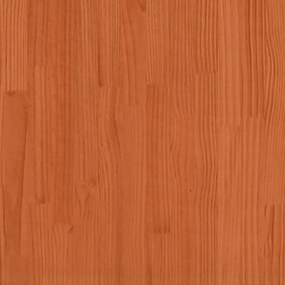 viaszbarna tömör fenyőfa kerti virágláda 180 x 50 x 50 cm
