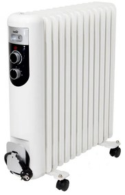 Home Somogyi FKOS 13 M elektromos olajradiátor, 1000W/1500W/2500W, 13 tagú, fehér