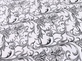 ZUZANA fehér pamut ágyneműhuzat Ágyneműhuzat mérete: 70 x 90 cm | 140 x 200 cm