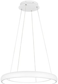 Fehér LED dimmelhető függőlámpa fém búrával ø 75 cm Cardona – Trio