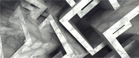 Absztrakt kép kocka (120x50 cm)