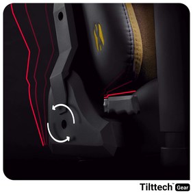 Diablo X-Player 2.0 szövet gamer szék gyerekeknek Kids méret: dark sunflower / sárga Diablochairs
