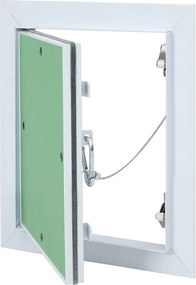 vidaXL Hozzáférési panel Zöld és Ezüst 25 x 30 cm