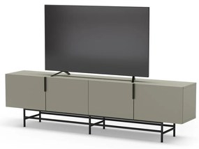 Zöldesszürke TV-állvány 200x63,5 cm Eldia – Marckeric