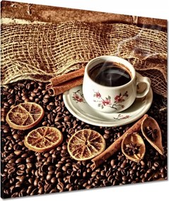 Vászonkép 80x80 Kávéscsésze vaníliával