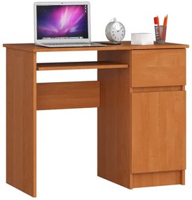 PIKSEL Számítógép asztal (égerfa, jobb oldali kivitel)
