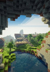 Poszter, Mojang, Minecraft, Creeer, Alex, Enderman, Zombie,