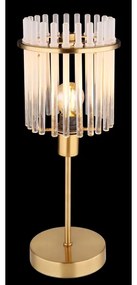 Globo 15698TM - Asztali lámpa GORLEY 1xE14/40W/230V átm. 15 cm arany