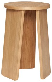 Natúr színű ülőke tölgyfa dekorral Split – Hübsch