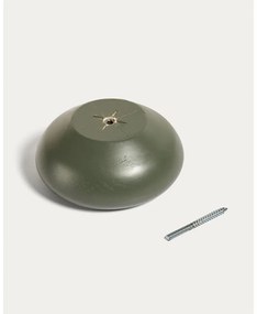 Szürkészöld fali fa akasztó szett 3 db-os Nadue – Kave Home