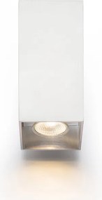 RENDL AGATE II nástěnná česaný hliník 230V LED GU10 2x7W