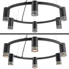 Polux ROMA 327574 Lepel lámpa 6x10W/GU10 IP20