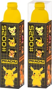 Pokémon Pikachu műanyag kulacs csavaros kupakkal 650 ml