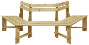 impregnált fenyőfa kerti pad 240 cm