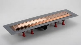 SAT Aurum Zuhanyfolyóka 65 cm rozéarany fényes fény teli SATZLAB70RG