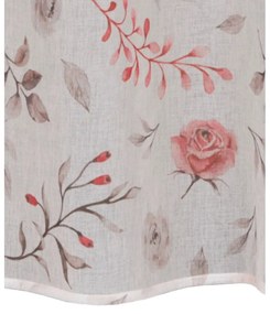 Fehér-rózsaszín fényáteresztő függöny 135x45 cm Rose – Sehlbach