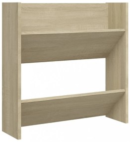 2 db sonoma-tölgyszínű fali cipősszekrény 60 x 18 x 60 cm