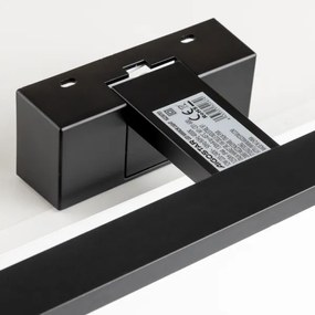 Aigostar - Fürdőszobai LED tükörvilágítás LED/12W/230V 4000K 60 cm IP44 fekete