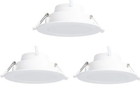 Aigostar-KÉSZLET 3x LED RGBW Dimmelhető függesztett mennyezeti lámpa MESH 9W/230V 2700K-6500K átm. 14,5cm