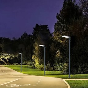 Brilagi-LED Kültéri lámpa oszloppal és kl. 3 m URBANLIGHT LED/100W/230V antracit IP65