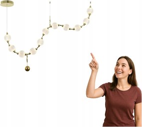 Led függőlámpa 49W Morano PND-93829-44W-3K-GD Italux