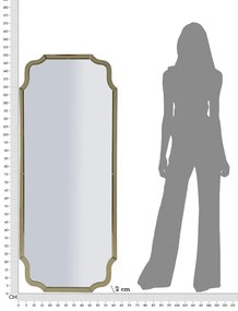 Fali tükör istambul arany 60x2x150 ( belső tükör mérete 54x143,5)cm