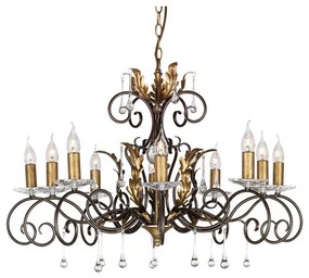 Elstead Lighting AMARILLI AML10-BRONZE Csillár 10x60W/E14