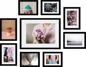 Multirama Velence képkeret szett, fekete