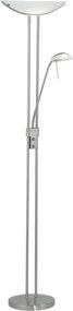 EGLO 85971 - Fényerőszabályozható állólámpa BAYA 1xR7s/230W+1xG9/33W matt króm