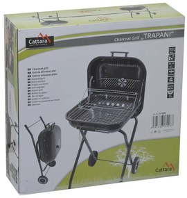 Trapani faszenes grillsütő, 43 x 40 cm - Cattara