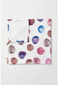 Fehér muszlin gyerek takaró 75x100 cm Shells – Mijolnir