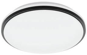 Eglo Eglo 900366 - LED Fürdőszobai mennyezeti lámpa PINETTO LED/15,6W/230V IP44 fekete EG900366
