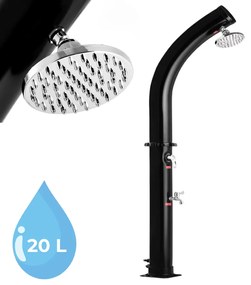 BOW napelemes zuhanyzó, 20l, fekete Monzana