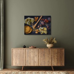 Kép szárított gyümölcsökkel (üvegen) (70x50 cm)