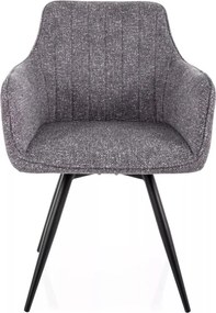 Ballo Leo szövet étkezőszék szürke forgatható üléssel
